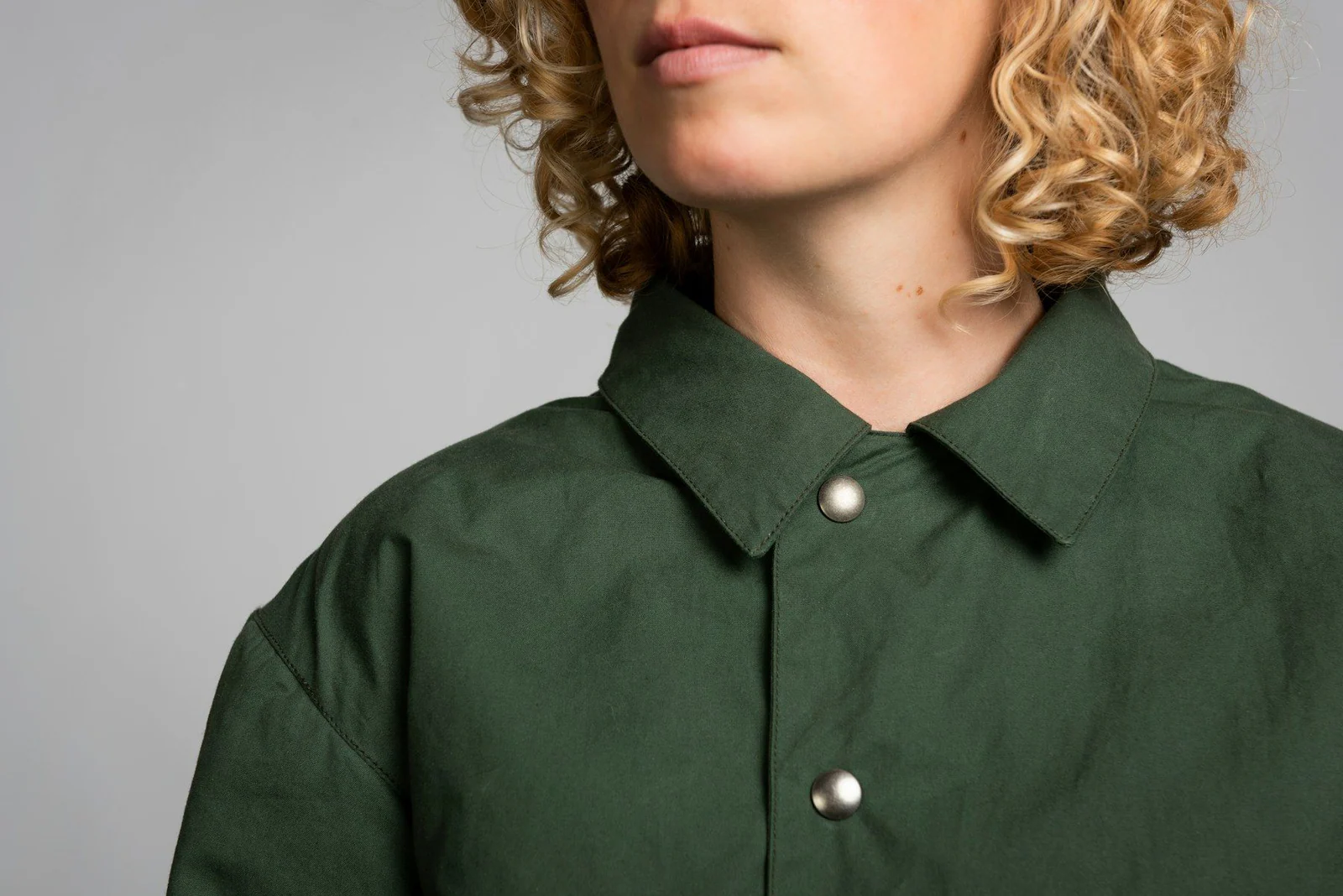 Men's green dress shirt