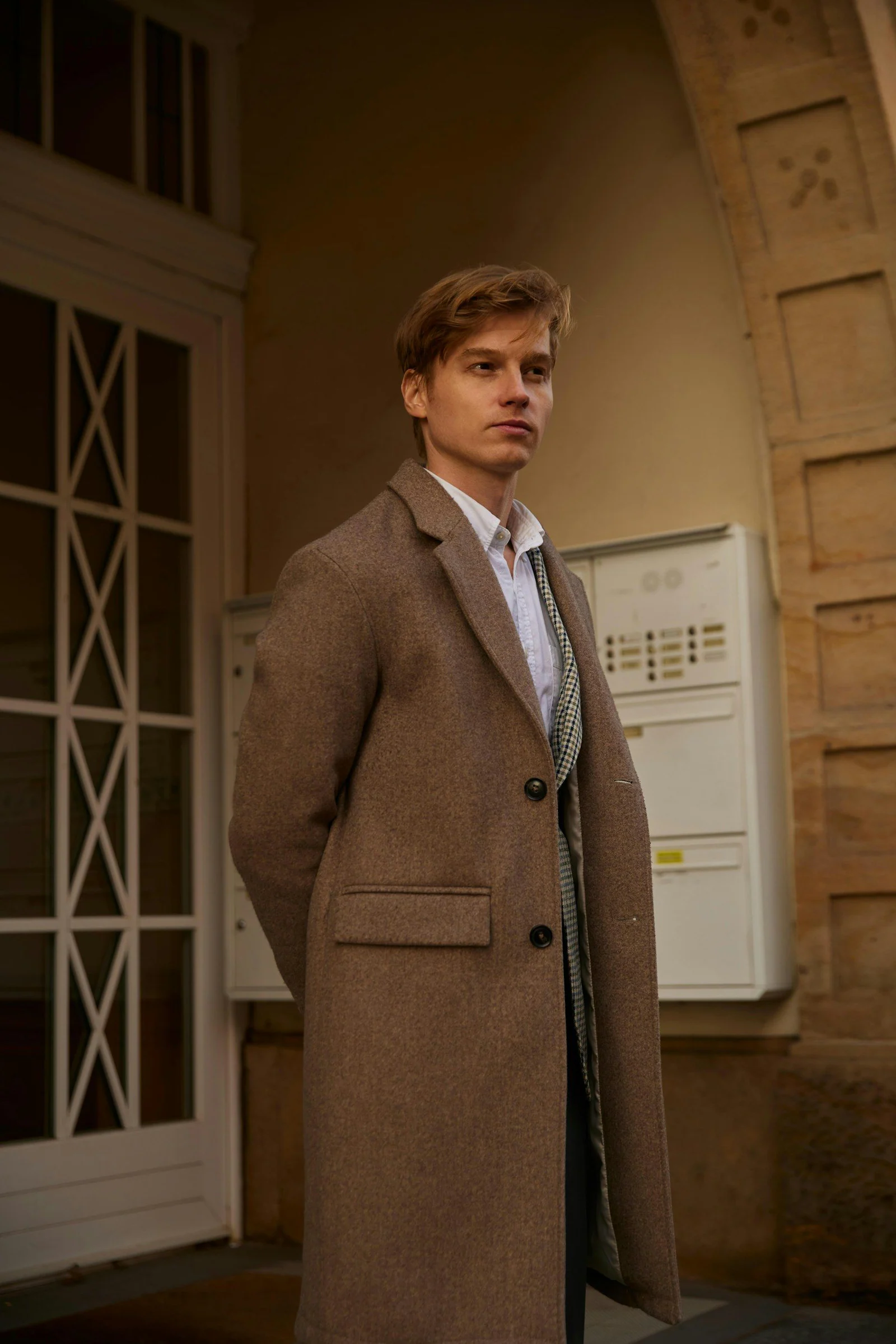 A person in a suit