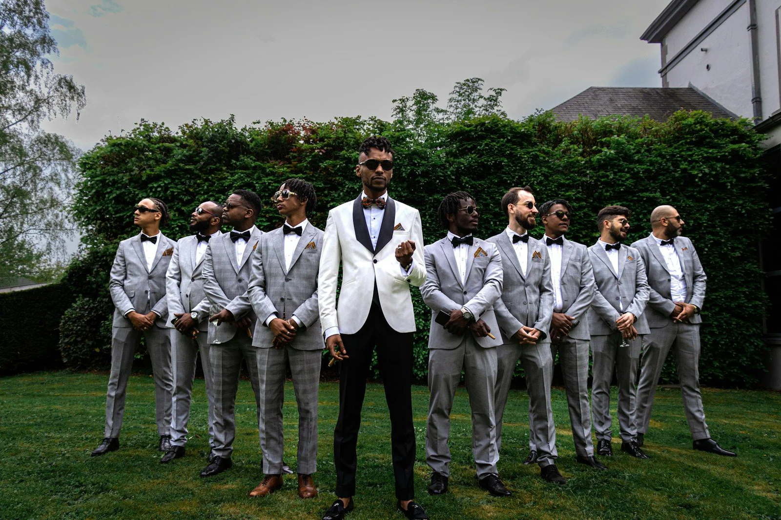 A group of men in suits